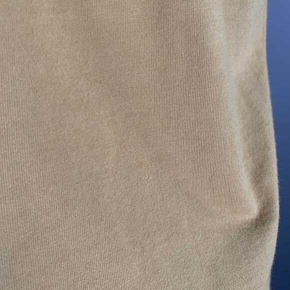 NICK FOUQUET Size S Khaki Matchstick Embroidery Cotton Short Sleeve T-shirt - Picture 6 of 9